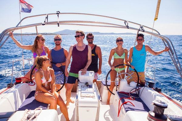 Summer sailing with friends - The party never ends