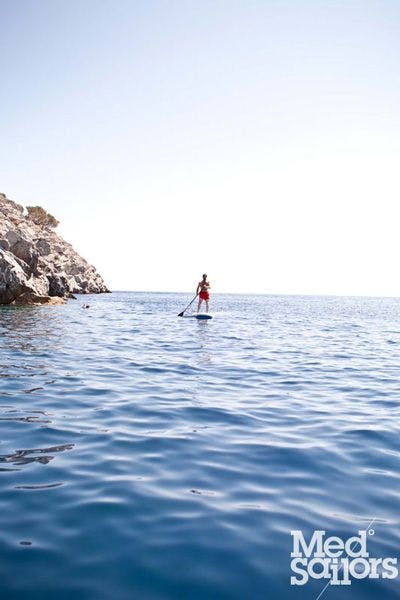 Greece sailing experiences - paddle boarding