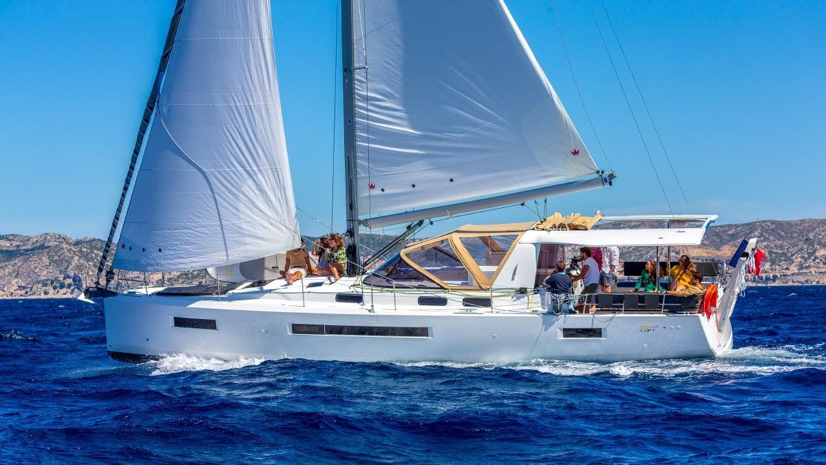 Superior Yacht sailing in Greece