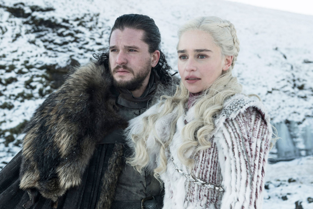Image of Jon Snow and Daenerys Targaryen