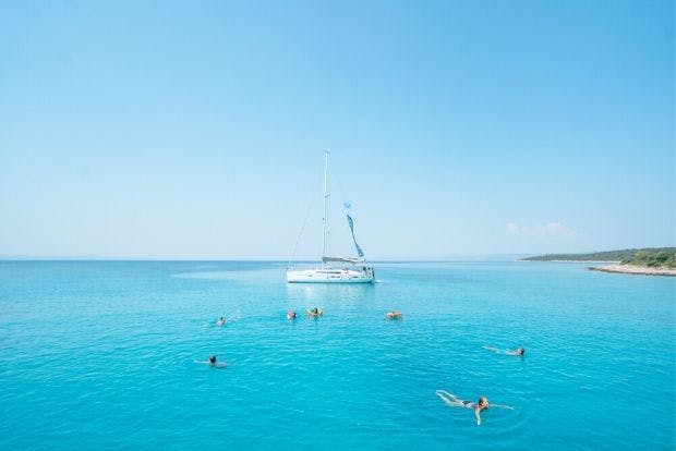 Blue Sea in Greece