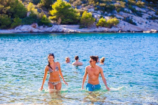 Swimming in Croatia - A healthy holiday activitiy