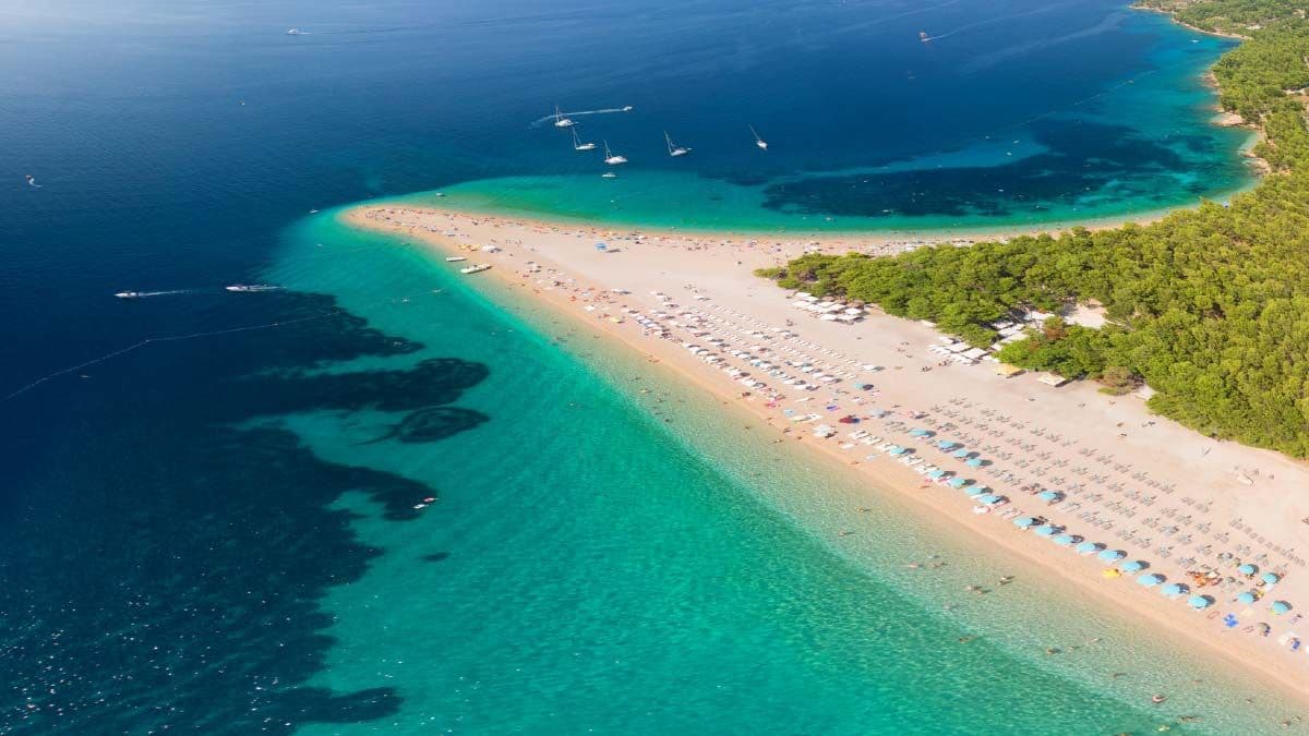 Zlatni Rat Beach in Bol