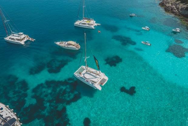 MedSailors yachts anchored in Greece