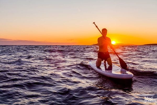Sail the Med and see more than you might expect - Sun set paddle boarding
