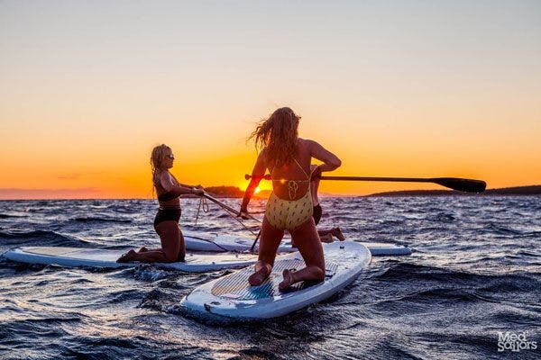 Paddle boarding on sailing holidays - Stay fit in the sun